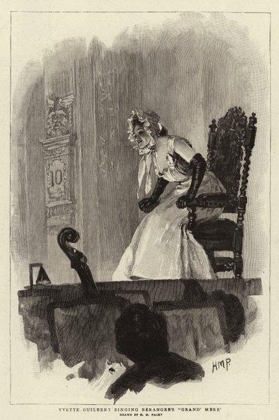 Yvette Guilbert Singing Beranger